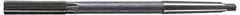 Interstate - 19/32" High Speed Steel Chucking Reamer - Straight Flute, 1MT Morse Taper Shank, 2" Flute Length, 8" OAL - All Tool & Supply