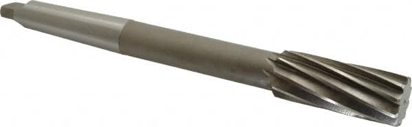 Interstate - 1-3/16" High Speed Steel 10 Flute Chucking Reamer - All Tool & Supply