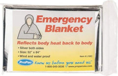 PRO-SAFE - Mylar Rescue and Emergency Blanket - 7 Ft. Long x 52 Inch Wide, Comes in Packet - All Tool & Supply