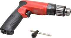 Sioux Tools - 3/8" Keyed Chuck - Pistol Grip Handle, 2,600 RPM, 14.16 LPS, 30 CFM, 1 hp - All Tool & Supply