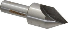 Interstate - 7/8" Head Diam, 1/2" Shank Diam, 1 Flute 60° High Speed Steel Countersink - All Tool & Supply