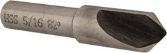 Interstate - 5/16" Head Diam, 1/4" Shank Diam, 1 Flute 82° High Speed Steel Countersink - All Tool & Supply