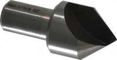 Interstate - 1-1/4" Head Diam, 3/4" Shank Diam, 1 Flute 82° High Speed Steel Countersink - All Tool & Supply