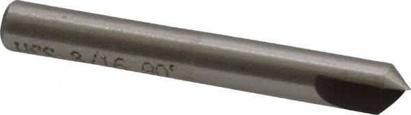 Interstate - 3/16" Head Diam, 3/16" Shank Diam, 1 Flute 90° High Speed Steel Countersink - All Tool & Supply