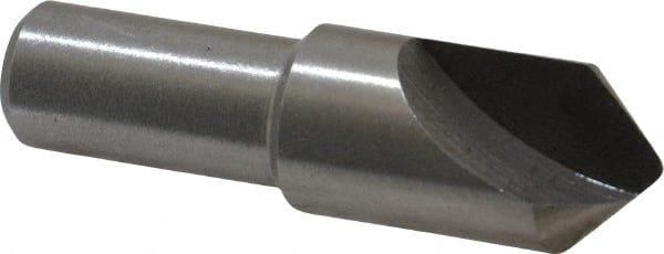 Interstate - 5/8" Head Diam, 1/2" Shank Diam, 1 Flute 90° High Speed Steel Countersink - All Tool & Supply