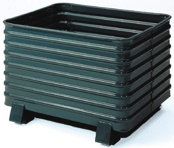 Steel King - 33-1/2" Long x 41-1/2" Wide x 28-1/2" High Steel Bin-Style Bulk Container - 4,000 Lb. Load Capacity - All Tool & Supply