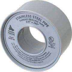 Federal Process - 3/4" Wide x 260" Long High Density Pipe Repair Tape - 4.3 mil Thick, -450 to 550°F, Nickel - All Tool & Supply