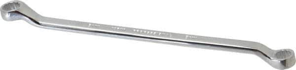 Proto - 8mm x 9mm 12 Point Offset Box Wrench - Double End, 6-3/4" OAL, Steel, Polished Finish, 7.5° Offset - All Tool & Supply