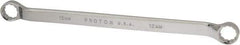 Proto - 12mm x 13mm 12 Point Offset Box Wrench - Double End, 8-7/8" OAL, Steel, Polished Finish, 7.5° Offset - All Tool & Supply