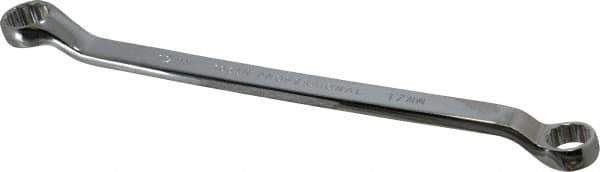 Proto - 17mm x 19mm 12 Point Offset Box Wrench - Double End, 11-5/16" OAL, Steel, Polished Finish, 7.5° Offset - All Tool & Supply