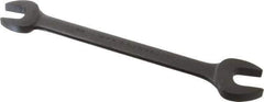 Proto - 5/8" x 3/4" Standard Open End Wrench - 8-43/64" OAL, Double End, Black Finish, 15° Head Angle - All Tool & Supply