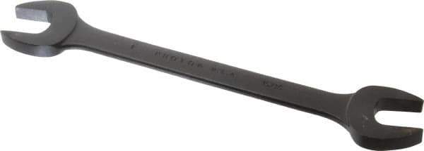 Proto - 15/16" x 1" Standard Open End Wrench - 11-31/64" OAL, Double End, Black Finish, 15° Head Angle - All Tool & Supply