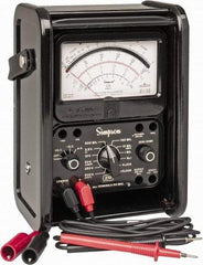 Simpson Electric - 12227, 1,000 VAC/VDC, Analog Manual Ranging Multimeter - 20 mOhm, Measures Voltage, Current, Resistance - All Tool & Supply