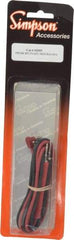 Simpson Electric - Electrical Test Equipment Leads - Use with 160 Handi Shock Resistant Analog VOM - All Tool & Supply