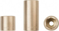 Ampco - 3/8" Drive, Standard Hand Socket - 6 Points, Aluminum Bronze - All Tool & Supply