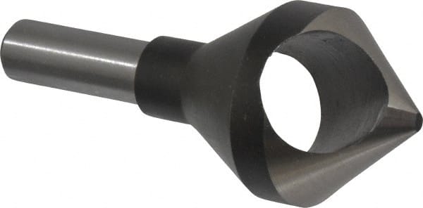 Interstate - 1/2" Shank Diam, 0 Flute 82° High Speed Steel Countersink - All Tool & Supply