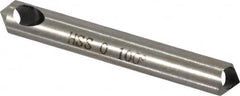 Interstate - 1/4" Shank Diam, 0 Flute 100° High Speed Steel Countersink - All Tool & Supply