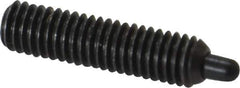 Gibraltar - 10-32, 3/4" Thread Length, 1/8" Plunger Projection, Steel Threaded Spring Plunger - 0.092" Max Plunger Diam, 3/4" Plunger Length, 2.9 Lb Init End Force, 11.1 Lb Final End Force, 1/16" Hex - All Tool & Supply