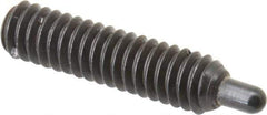 Gibraltar - 1/4-20, 1" Thread Length, 3/16" Plunger Projection, Steel Threaded Spring Plunger - 0.118" Max Plunger Diam, 1" Plunger Length, 3 Lb Init End Force, 13 Lb Final End Force, 5/64" Hex - All Tool & Supply