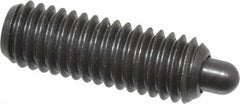 Gibraltar - 3/8-16, 1-1/8" Thread Length, 3/16" Plunger Projection, Steel Threaded Spring Plunger - 0.186" Max Plunger Diam, 1-1/8" Plunger Length, 5.5 Lb Init End Force, 14.5 Lb Final End Force, 3/16" Hex - All Tool & Supply