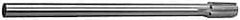 Made in USA - 29/32" Diam, 3/4" Max Diam Straight Shank, 1-1/2" Flute Length, Machine Expansion Reamer - Straight Flute, 10" OAL, Right Hand Cut, 8 Flutes, High Speed Steel, Bright Finish - All Tool & Supply