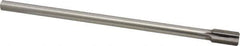 Interstate - 13/32" Diam, 0.372 to 0.3125" Max Diam Straight Shank, 3/4" Flute Length, Machine Expansion Reamer - Straight Flute, 7" OAL, Right Hand Cut, 6 Flutes, High Speed Steel, Bright Finish - All Tool & Supply