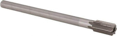 Interstate - 23/32" Diam, 0.5605 to 0.5625" Max Diam Straight Shank, 1-1/4" Flute Length, Machine Expansion Reamer - Straight Flute, 9" OAL, Right Hand Cut, 6 Flutes, High Speed Steel, Bright Finish - All Tool & Supply