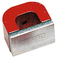 General - 1 Hole, 3/16" Hole Diam, 3" Overall Width, 15/16" Deep, 2-1/2" High, 50 Lb Average Pull Force, Alnico Power Magnets - 3/4" Pole Width - All Tool & Supply