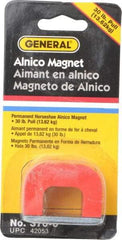 General - 1 Hole, 3/16" Hole Diam, 1-3/4" Overall Width, 1-1/8" Deep, 1-1/8" High, 30 Lb Average Pull Force, Alnico Power Magnets - 5/16" Pole Width - All Tool & Supply