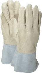 PRO-SAFE - Size L Unlined Pigskin Welding Glove - 30.5cm OAL, Gauntlet Cuff, Straight Thumb, For MIG/TIG - All Tool & Supply