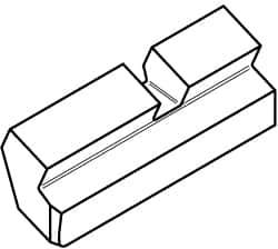 Kennametal - BDHX0802 Grade KD1415 PCD Milling Insert - Uncoated, 0.0906" Thick - All Tool & Supply