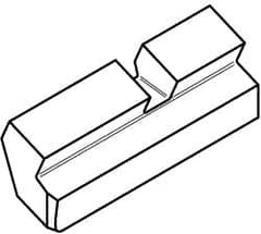 Kennametal - BPHX1203 Grade KD1415 PCD Milling Insert - Uncoated, 0.1213" Thick, 0.4mm Corner Radius - All Tool & Supply