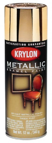 Krylon - Dull Aluminum, Metallic Spray Paint - Exact Industrial Supply