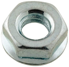 Value Collection - #4-40, Zinc Plated, Steel Hex Nut with Conical Washer - 5/16" Washer Diam, 7/32" Width Across Flats - All Tool & Supply