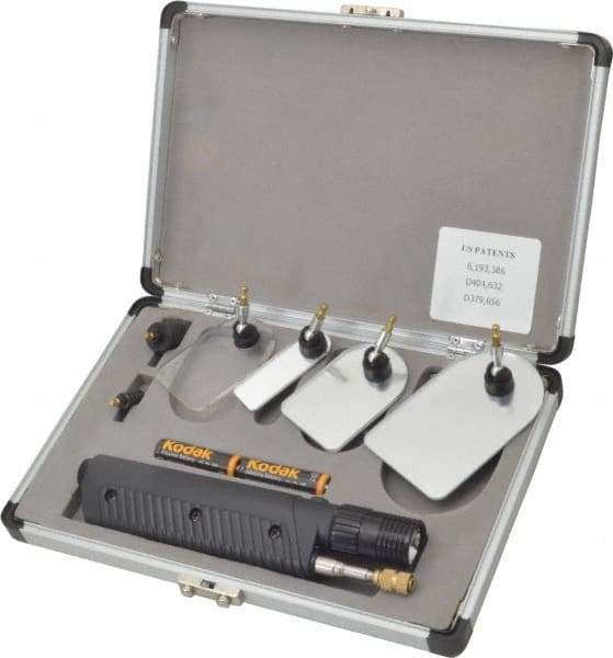 Mayhew - 9 Piece Lighted Retrieving Tool Kit - Contains Acrylic Inspection Mirrors - All Tool & Supply