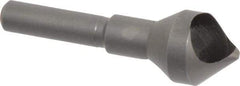 Weldon - 9/16" Head Diam, 1/4" Shank Diam, 82° High Speed Steel Countersink - Bright Finish, 1-7/8" OAL, Single End, Straight Shank, Right Hand Cut - All Tool & Supply