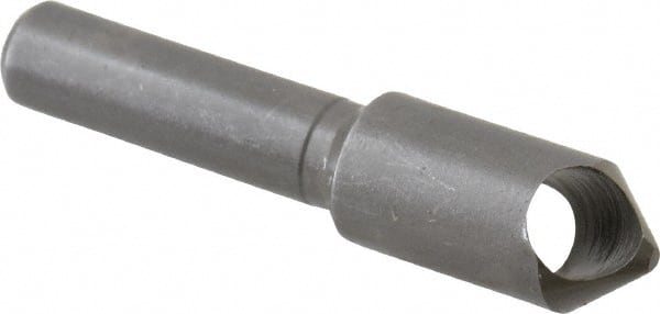 Weldon - 11/32" Head Diam, 1/4" Shank Diam, 82° High Speed Steel Countersink - All Tool & Supply