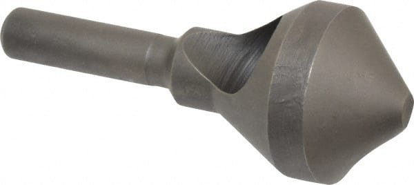 Weldon - 13/16" Head Diam, 1/4" Shank Diam, 90° High Speed Steel Countersink - All Tool & Supply