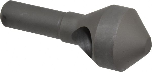 Weldon - 1-1/8" Head Diam, 1/2" Shank Diam, 90° High Speed Steel Countersink - All Tool & Supply