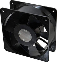 Value Collection - 115 Volts, AC, 260 CFM, Square Tube Axial Fan - 0.49 Amp Rating, 2,900 to 3,400 RPM, 6.3" High x 6.3" Wide x 2.44" Deep - All Tool & Supply