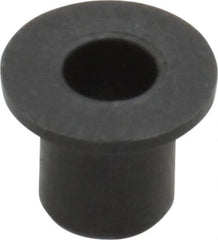 Igus - 1/8" Inside x 3/16" Outside Diam, Thermoplastic Sleeve Bearing - 5/16" Outside Diam, 0.032" Flange Thickness, 1/4" OAL - All Tool & Supply