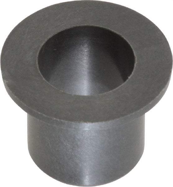 Igus - 3/8" Inside x 15/32" Outside Diam, Thermoplastic Sleeve Bearing - 11/16" Outside Diam, 0.046" Flange Thickness, 1/2" OAL - All Tool & Supply