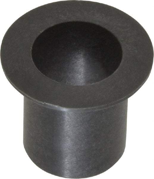 Igus - 1/2" Inside x 19/32" Outside Diam, Thermoplastic Sleeve Bearing - 7/8" Outside Diam, 0.046" Flange Thickness, 3/4" OAL - All Tool & Supply