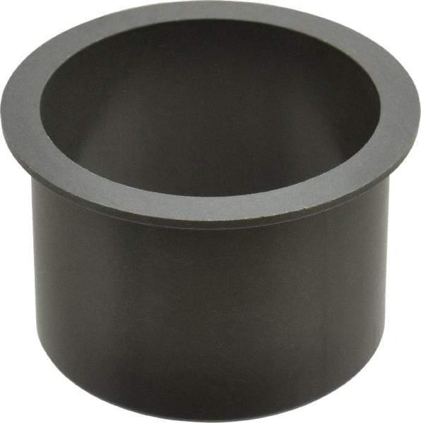 Igus - 2-1/2" Inside x 2-11/16" Outside Diam, Thermoplastic Sleeve Bearing - 3-1/8" Outside Diam, 0.093" Flange Thickness, 2" OAL - All Tool & Supply