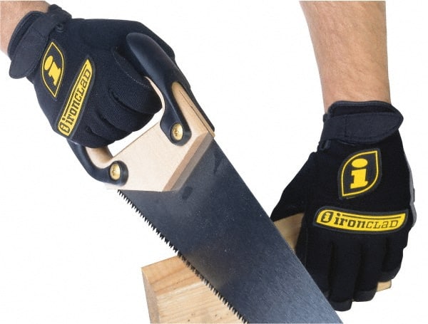 ironCLAD - Size S (7-8) Synthetic Leather Anti-Vibration/Impact Protection Work Gloves - All Tool & Supply