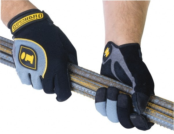 ironCLAD - Size L (9-10) Synthetic Leather Anti-Vibration/Impact Protection Work Gloves - All Tool & Supply