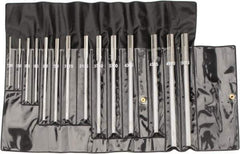 Interstate - 0.124" to 0.501", Chucking Reamer Set - Straight Flute, Right Hand Cut, 14 Pieces - All Tool & Supply