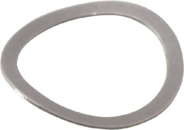 Gardner Spring - 0.194" ID x 0.242" OD, Grade 302 Stainless Steel Wave Disc Spring - 0.006" Thick, 0.03" Overall Height, 0.015" Deflection, 0.75 Lb at Deflection - All Tool & Supply