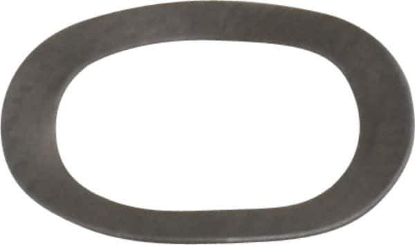 Gardner Spring - 0.265" ID x 0.367" OD, Grade 302 Stainless Steel Wave Disc Spring - 0.006" Thick, 0.03" Overall Height, 0.015" Deflection, 3 Lb at Deflection - All Tool & Supply