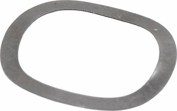 Gardner Spring - 0.839" ID x 1.08" OD, Grade 1074 Steel Wave Disc Spring - 0.012" Thick, 0.073" Overall Height, 0.036" Deflection, 10 Lb at Deflection - All Tool & Supply